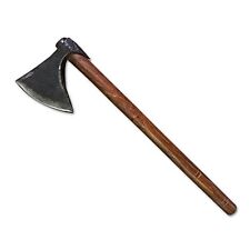 19 Inch Hand Forged Carbon Steel Axe, Functional Sharp Axe With Wood Handle picture