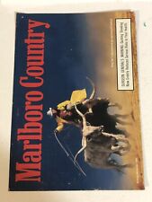 1995 Marlboro Country Cigarettes Vintage Print Ad Advertisement pa18 picture