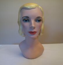 Vintage 1930s-40s Lady Mannequin Head Counter Display picture