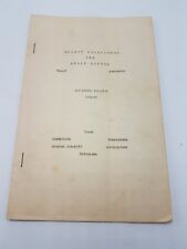 Vintage 1942-1943 Beloit Vocational and Adult Day School Bulletin Wisconsin picture