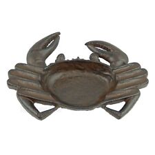 Crab Ashtray Key Dish Trinket Cast Iron Nautical Beach Sailor Decor Heavy Duty picture