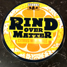 RARE BELLS BREWING  TIN SIGN Rind Over Matter Citrus Wheat Ale 11 1/2