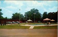 Atlanta, TX Texas  LESTER GROGAN MOTEL Pool~50's Cars ROADSIDE Cass Co  Postcard picture
