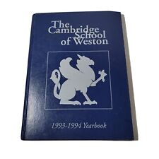 Vtg 1993-1994 The Cambridge School Of Weston Yearbook Hardcover  picture