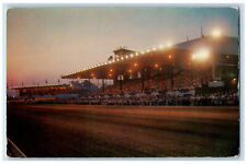 c1960's Club House & Grandstand, Buffalo Raceway, Hamburg NY Postcard picture