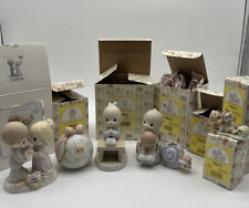 PRECIOUS MOMENTS Figurines Set Of 3 And Ornaments With Boxes picture