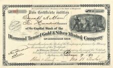 Diamond Tunnel Gold and Silver Mining Co. of Baltimore City - Stock Certificate  picture