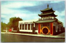 C1950S THE PAGODA, CHINESE RESTAURANT, PORTLAND, OREGON POSTCARD picture