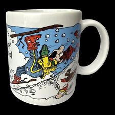 Ski Mug Out of Control Gary Patterson Vintage Skiier By Thought Factory Japan picture
