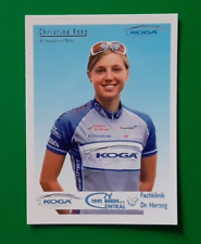 CYCLING cycling card CHRISTINA KOEP team KOGA Central Rhede 2013 picture