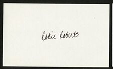 Cokie Roberts d2019 signed autograph auto 3x5 Cut American Journalist and Author picture