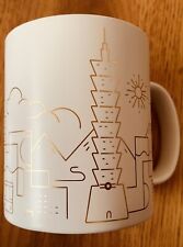 Starbucks Taipei 101 (Taiwan) 16 ounce ceramic collector coffee mug MINT NEW picture