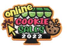 Girl ON-LINE COOKIE SALES 2022 cookies seller Fun Patches Crest SCOUTS GUIDE picture