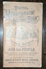 Pierce's Memorandum and Account Book 1908 - 1909 Farmers Mechanics Unused picture