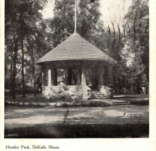1911 Huntley Park Pavilion DeKalb Illinois IL White Border Divided Back Postcard picture