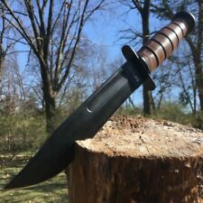 USMC K BAR TYPE TACTICAL SURVIVAL Hunting FIXED BLADE KNIFE Bowie w/ SHEATH picture