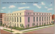 Indianapolis Indiana~State Library & Historical Bldg~Vintage Postcard picture