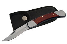5” Big John’s Lockback Folding Pocket Knife with Nylon Sheath-Free Shipping picture