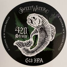 Sweetwater Brewing Company 420 Strain G13 Trout Sticker Craft Beer Brewery New picture
