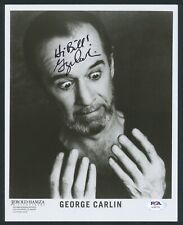 GEORGE CARLIN COMEDIAN AUTOGRAPH SIGNED 'HI BILL' 8x10 PROMOTIONAL PHOTO PSA/DNA picture