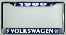 1966 Volkswagen VW Bubblehead Vintage California License Plate Frame BUG BUS T-3 picture