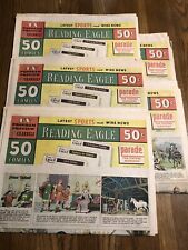 Reading Eagle Sunday Comics 1979 Lot of 5 Disney Winnie the Pooh picture