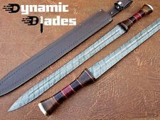 Custom HANDMADE DAMASCUS ROMAN Style Splended Sword With RoseWood Handle  picture