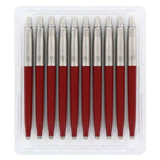 AUTHENTIC Parker Jotter 10 Pack - Red Ballpoint Pens Set Lot Bundle  - New picture