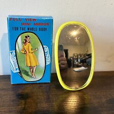 Vintage 1960's Full View Mini Mirror #343 With Stand & Box Whole Body MCM picture