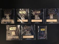 Star Wars Weekends 2000 - COMPLETE set of 7 LE Pin collection With LE Logo Pin picture