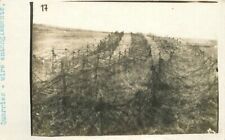 C-1915 France Military Quarries Wire Entanglement RPPC Photo Postcard 1424 picture