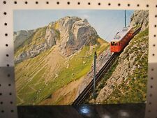 Mount Pilatus World's Steepest Rack Railway Switzerland Postcard picture