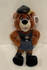 Vintage 1999 Harley Davidson Play By Play Plush Biker Teddy Bear w/ Tags picture