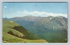 Forest Canyon Long Peak, Colorado, Scenic Trail Ridge Road Chrome c1965 Postcard picture