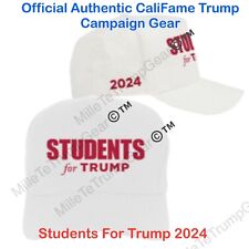 Official Authentic CaliFame Trump Campaign Students For Trump White Hat Freeship picture