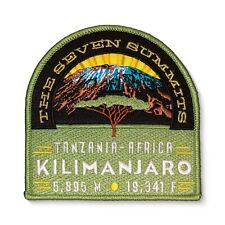 Kilimanjaro Seven Summits Embroidered Iron On Patch picture