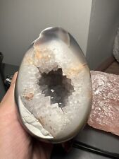 Agate Geode Egg 4.5 inches 1.7 pounds picture
