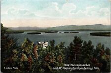 Lake Winnipesaukee Mt Washington From Belknap Point New Hampshire NH DB Postcard picture