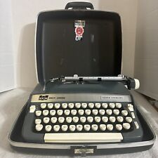 💥1968 Smith Corona 6SS Super Sterling Portable Typewriter w/ Case VTG EUC picture