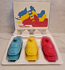 NEW VINTAGE AVON SURE WINNER 3~SNOW BUGGY SNOWMOBILE SOAPS picture