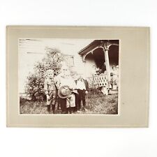 Penfield Pennsylvania Children Photo c1905 Card-Mounted Family Home Group D1811 picture