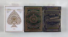 Theory11 Playing Cards - 3 Decks - Artisan - High Victorian & Monarchs (Navy) picture