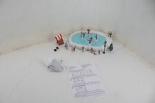 SEE NOTES Lemax 94048 Village Collection Plastic Winter Village Skating w Sound picture