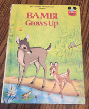 Vintage 1979 Walt Disney's Bambi Grows Up, Disney's Wonderful World Of Reading picture