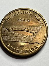 Deception Pass State Park Centennial Washington Souvenir Coin Token 22mm #si1 picture