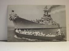 U S S Missouri U S Naval Historical Photo 1948 Real Photo Postcard A886 picture