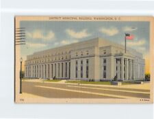 Postcard District Municipal Building Washington DC USA picture
