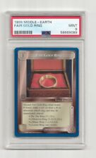 1995 Middle Earth Wizards Lord of the Rings TCG Fair Gold Ring PSA 9 Pop 1 (V2) picture