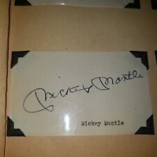 Vintage Mickey Mantle Autograph picture