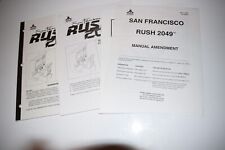 ATARI SAN FRANCISCO RUSH 2049 MANUAL AMENDMENT JULY 1999 16-10979 (BOOK852) picture